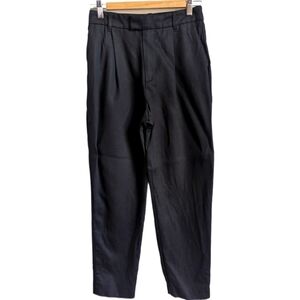 KOTN Black Lyocell Minimalist Contemporary Office Trouser Pants Size 4